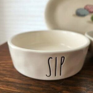 vintage Sip Cat Bowl, SLURP Dish, Egg Plate Pamperd Cat